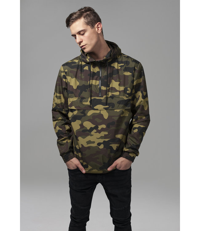 Urban Classics Camo Pull Over Windbreaker