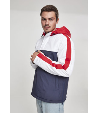 Urban Classics 3-Tone Padded Pull Over Hooded Jacket