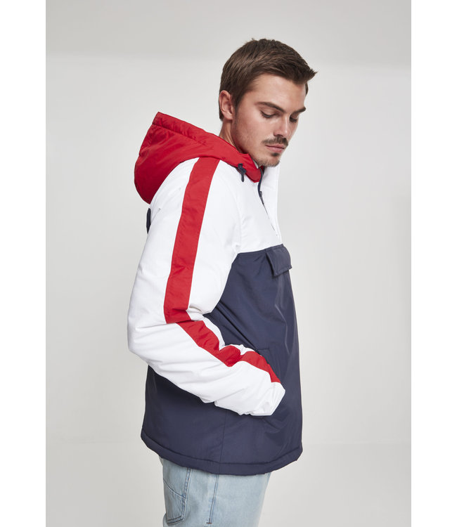 Urban Classics 3-Tone Padded Pull Over Hooded Jacket