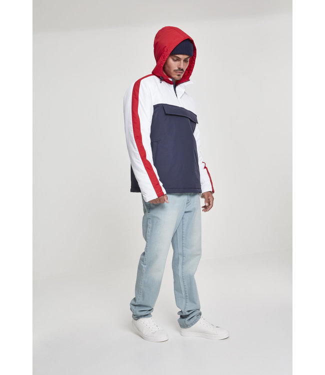 Urban Classics 3-Tone Padded Pull Over Hooded Jacket