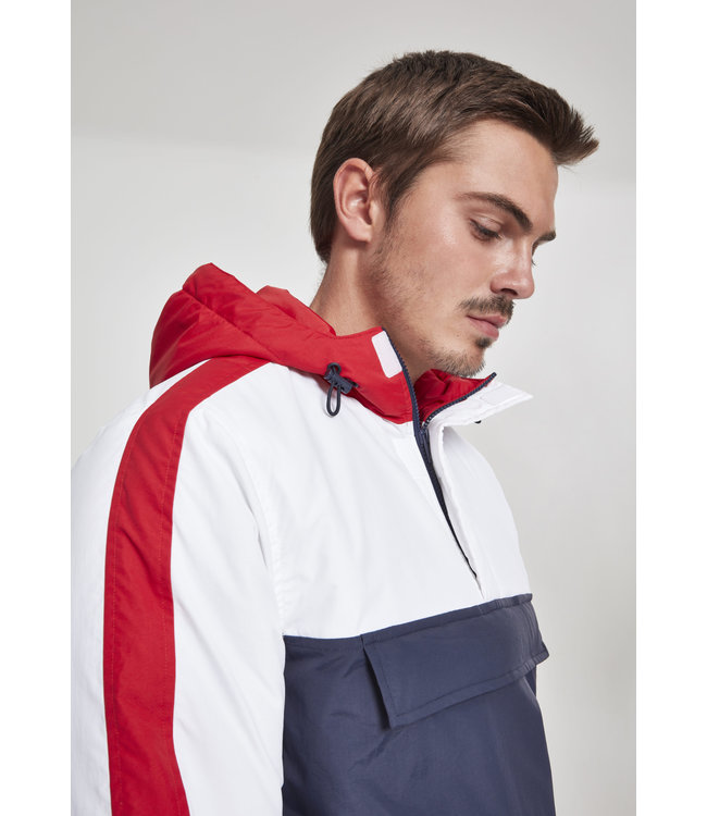 Urban Classics 3-Tone Padded Pull Over Hooded Jacket