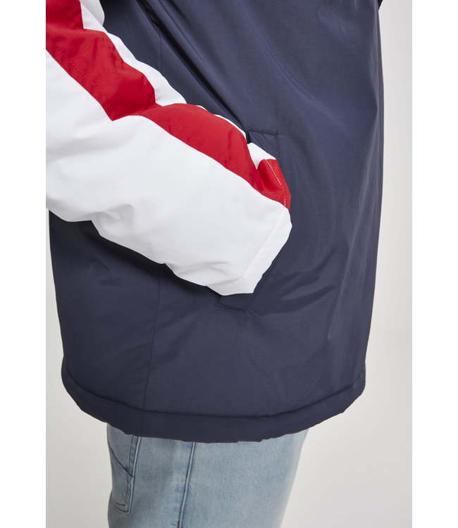 Urban Classics 3-Tone Padded Pull Over Hooded Jacket