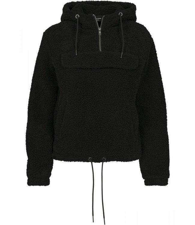 Urban Classics Ladies Sherpa Pull Over Hoody