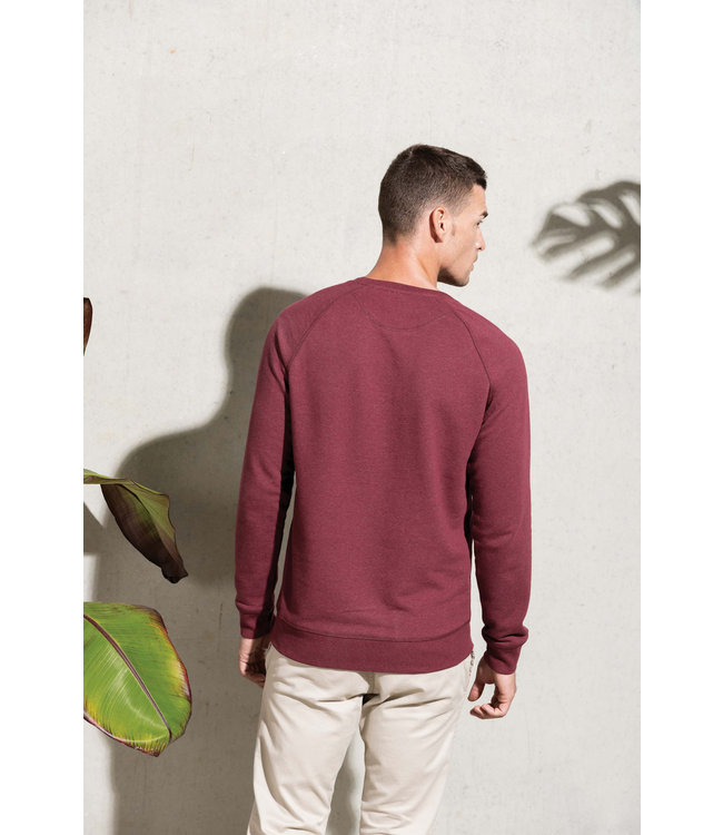 Kariban Sweater men organic cotton raglan
