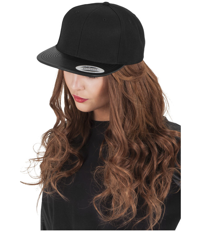 Leather Snapback - 6089LH