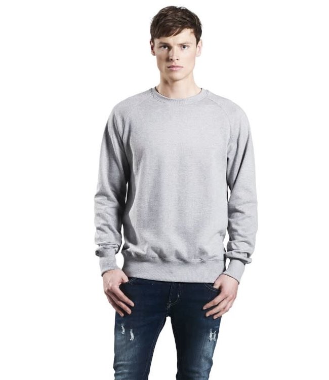 Earth Positive Unisex  Premium Organic Raglan  Crewneck Sweatshirt