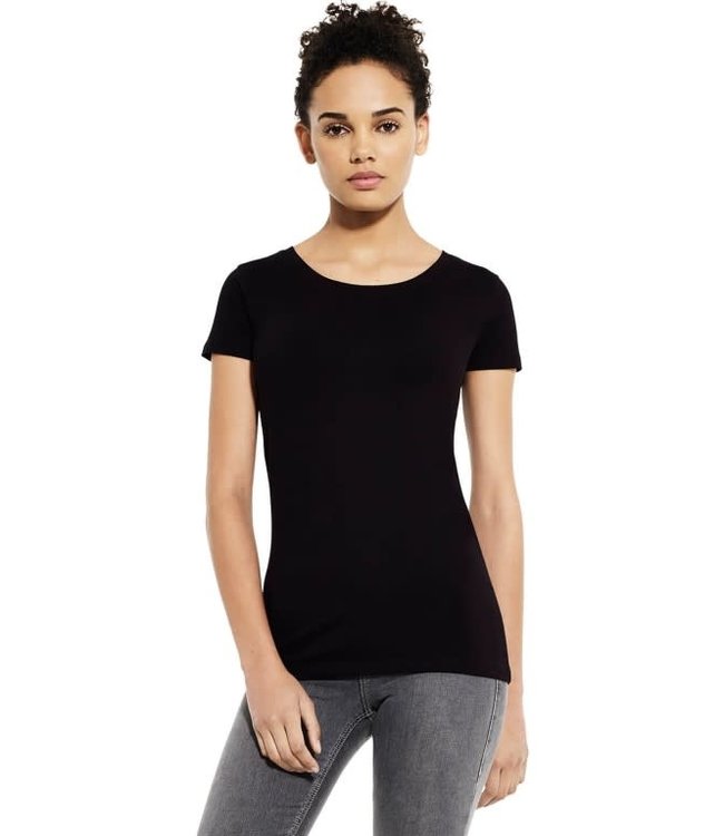 Earth Positive Ladies Classic Bio katoen Stretch T-shirt