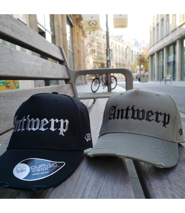 Antwerp Wear AW Cargo Cap Old English