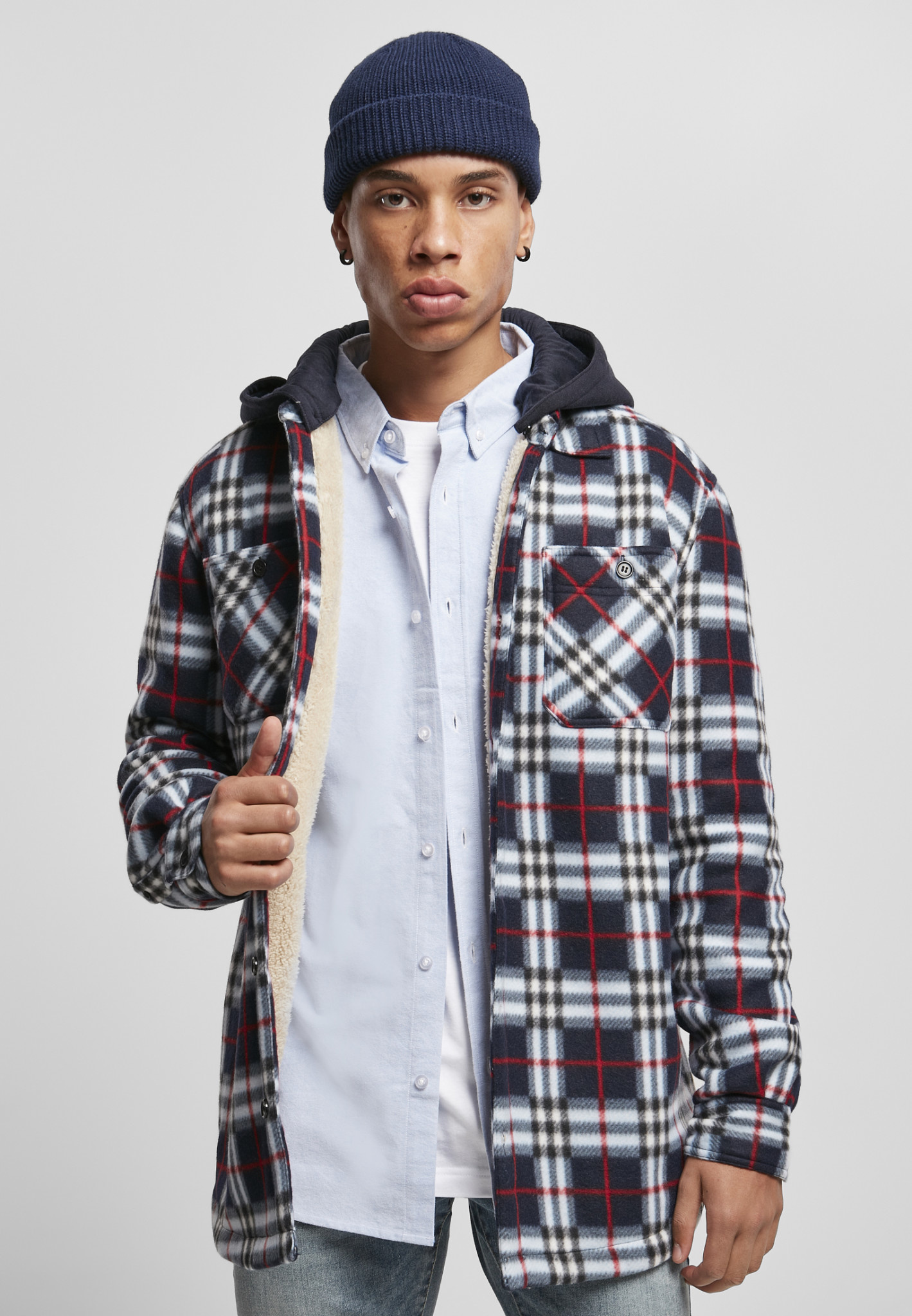 Hoodie over a shirt sale