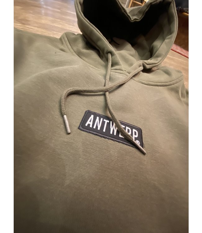 Antwerp Wear AWH011  HOOD BLACK BOX PATCH