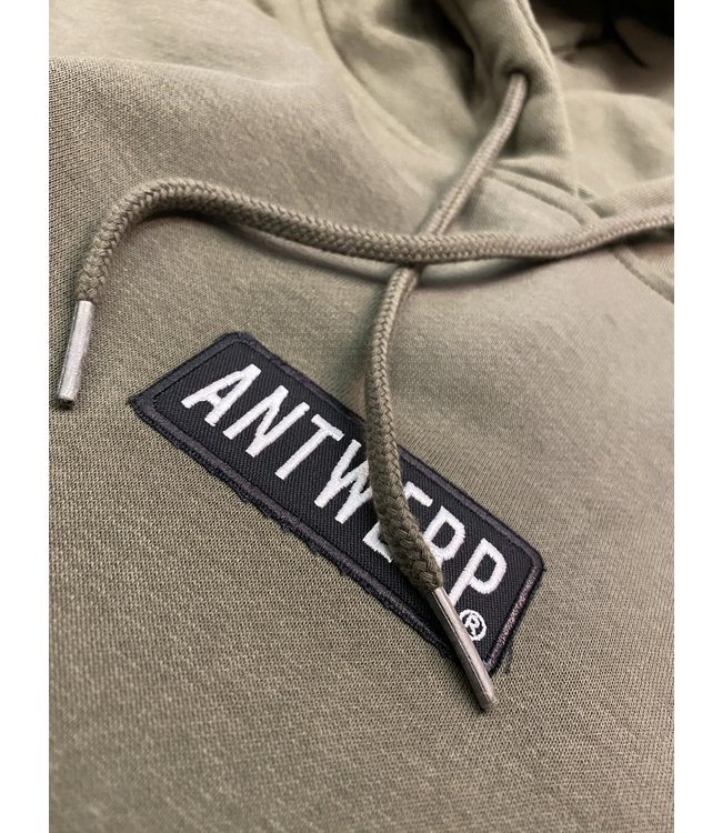Antwerp Wear AWH011  HOOD BLACK BOX PATCH