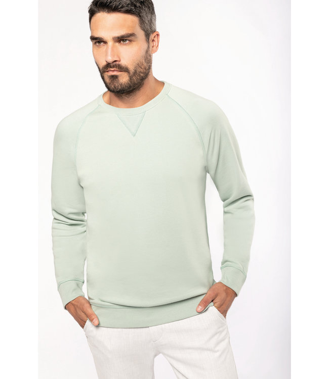 Kariban Sweater men organic cotton raglan