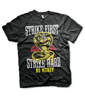 Cobra Kai Strike First Strike Hard Tshirt