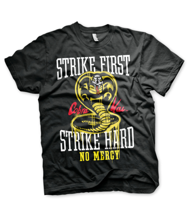 Cobra Kai Strike First Cobra Kai Tshirt