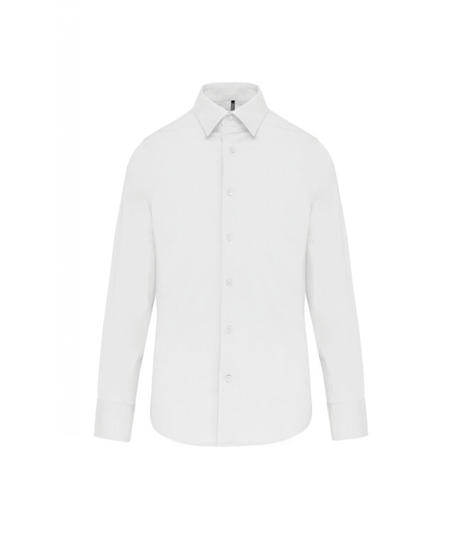 Kariban Getailleerd heren non-iron overhemd