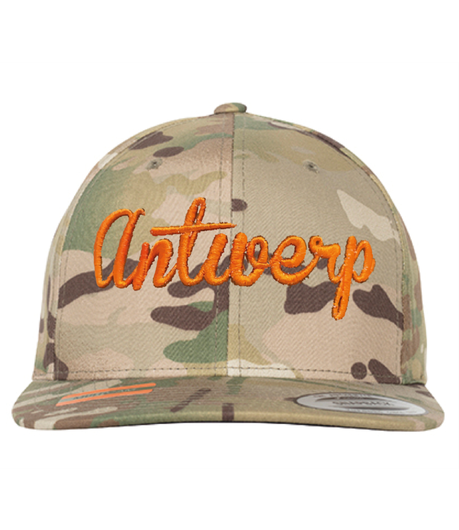 Dope On Cotton Snapback Antwerp 3D orange