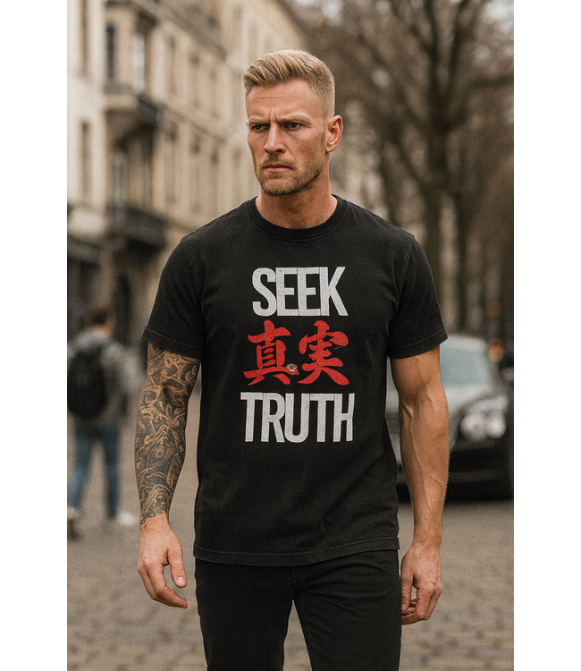 Dope On Cotton DOC Acid Washed T-shirt "Seek Truth"