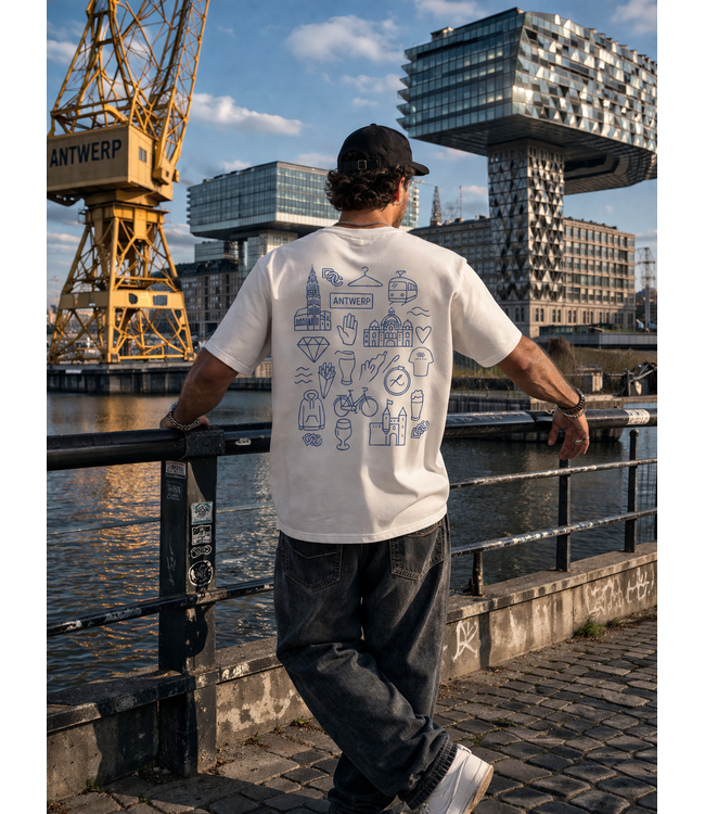 T-shirt Antwerp DOODLE