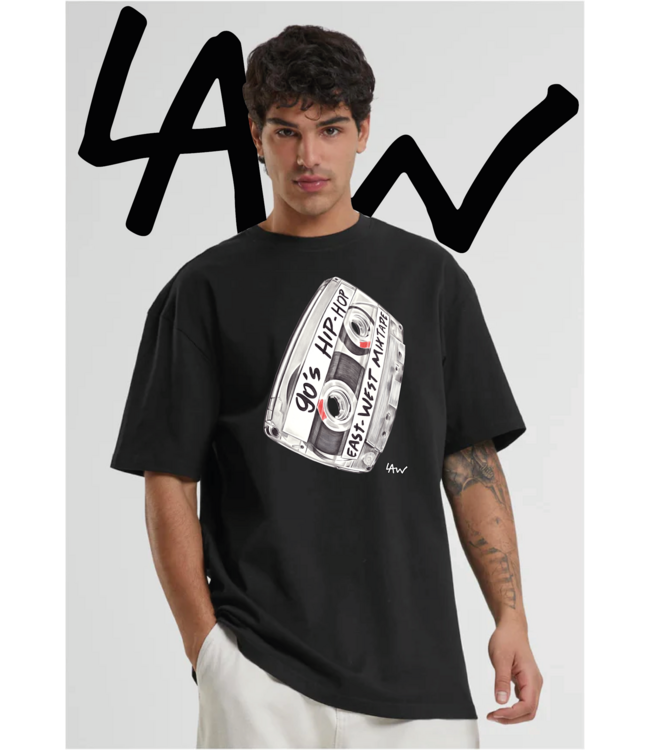 Law T-shirt LAW x DOC 90's MIX TAPE EAST WEST