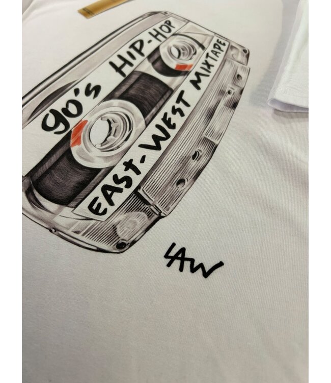 Law T-shirt LAW x DOC 90's MIX TAPE EAST WEST