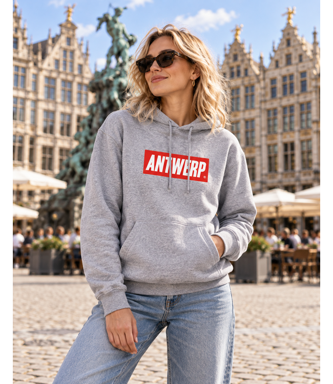 Antwerp Wear AW Hoody ANTWERP RED BOX