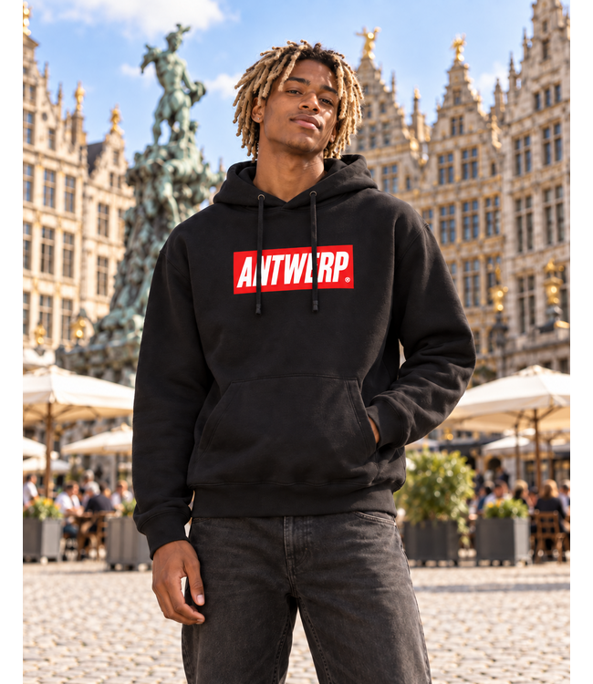 Antwerp Wear AW Hoody ANTWERP RED BOX