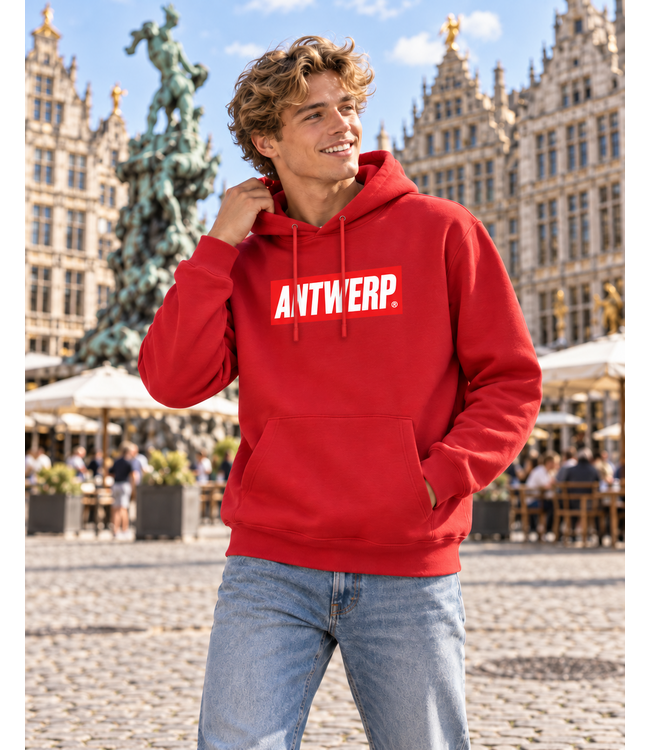 Antwerp Wear AW Hoody ANTWERP RED BOX
