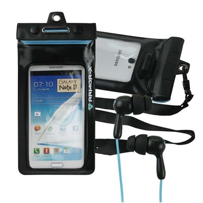 Armor-x waterproof case - Smartphone 5,3" + hoofdtelefoon