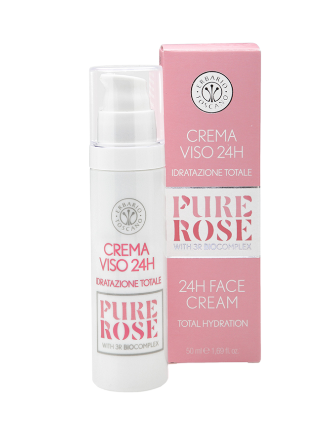 24h Face Cream Pure Rose 50 Ml Essence Beauty