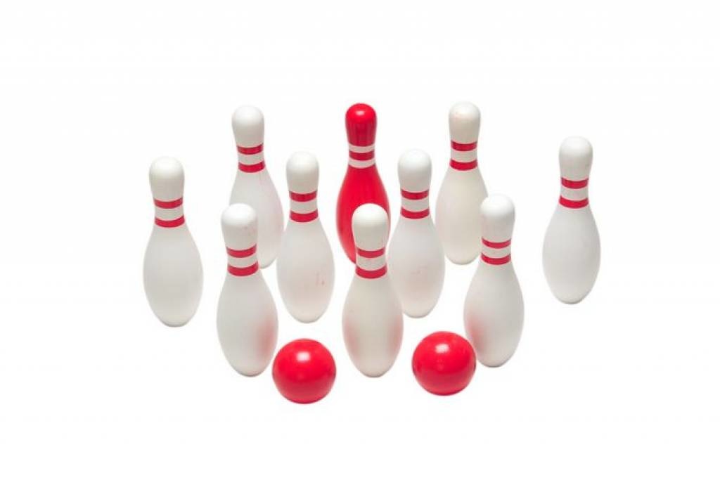 BuitenSpeel Bowlingset (hout)