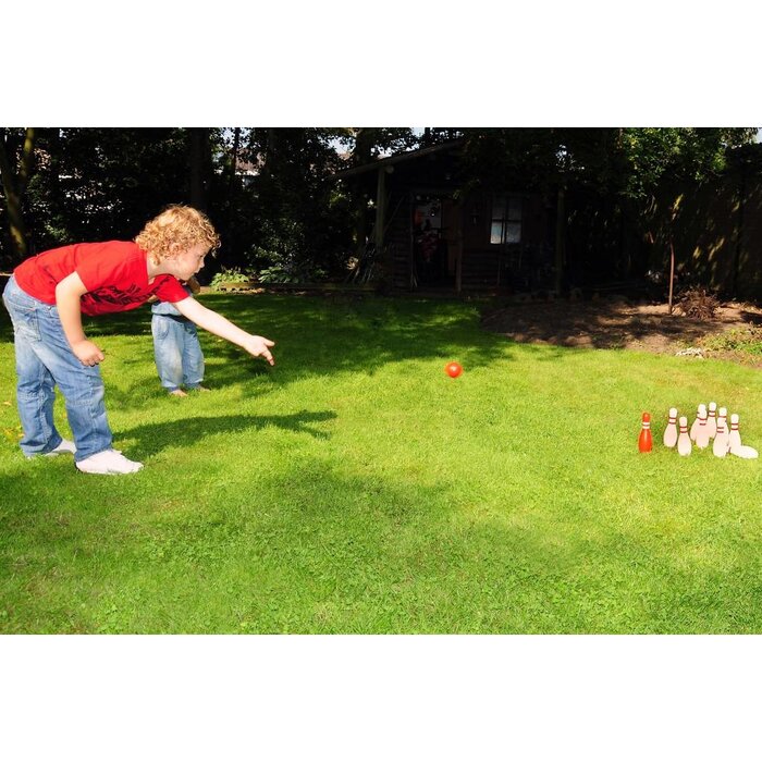BuitenSpeel Bowlingset (hout)