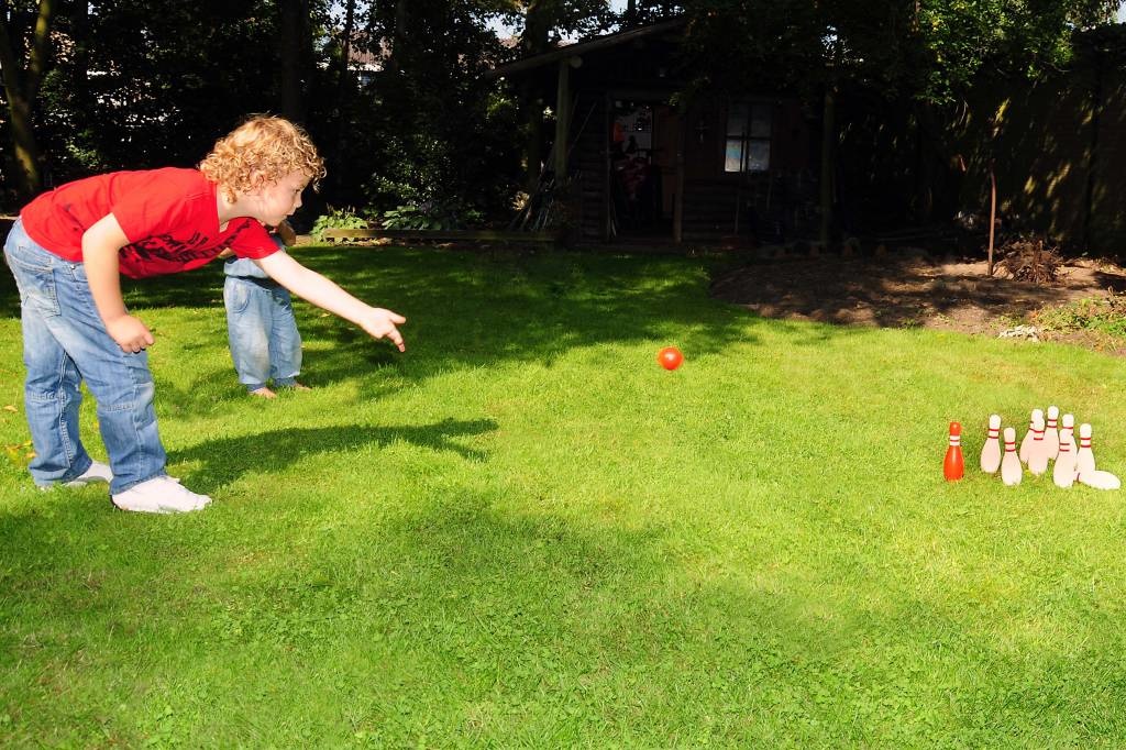 BuitenSpeel Bowlingset (hout)