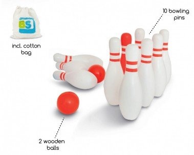 BuitenSpeel Bowlingset (hout)