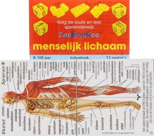 ZooBooKoo Kubusboek Menselijk Lichaam