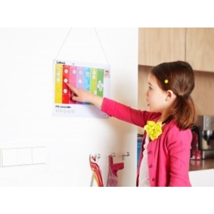 Gezinnig 7-dagen-bord, weekplanner