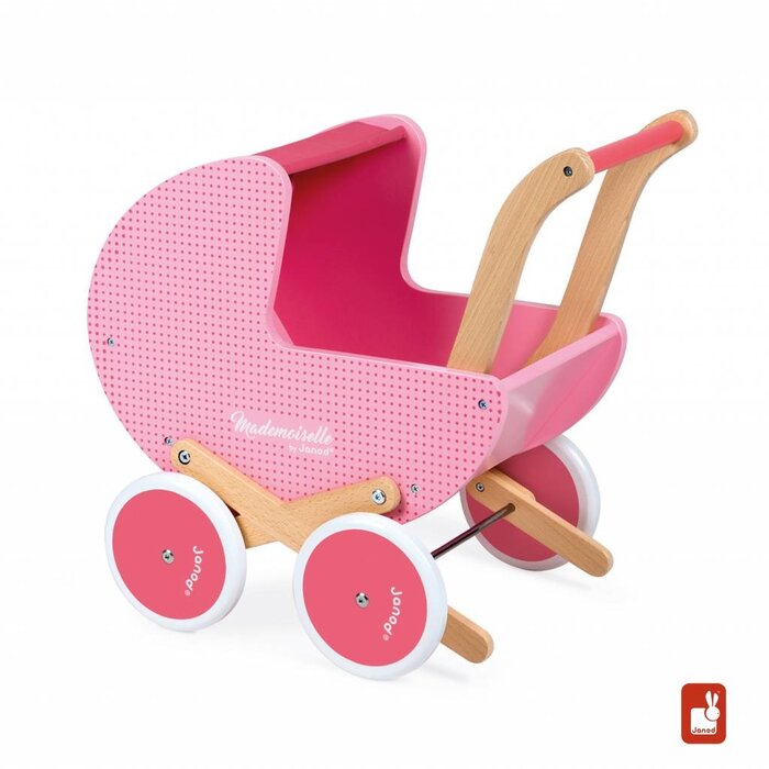 Janod Poppenwagen Mademoiselle