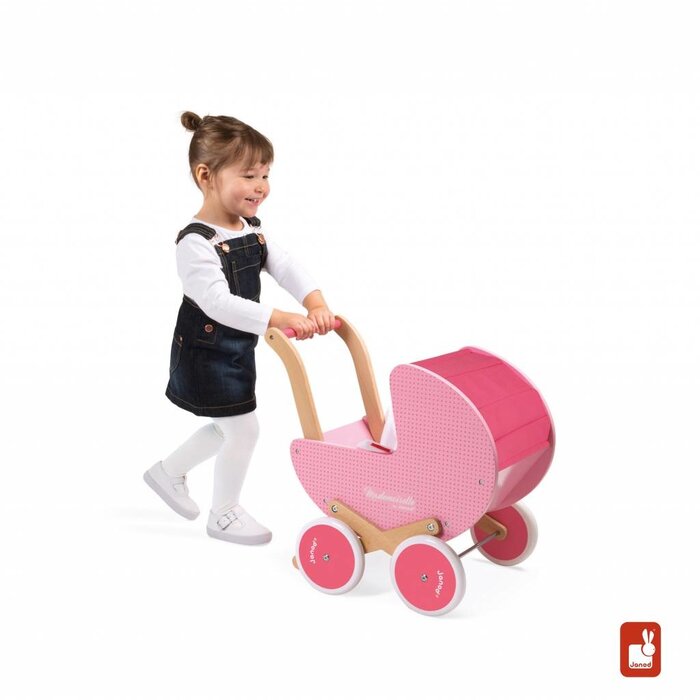 Janod Poppenwagen Mademoiselle