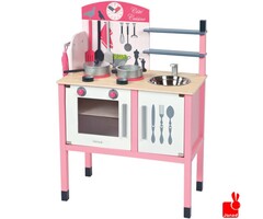 Janod Keukentje Mademoiselle rose + 8 accesoires