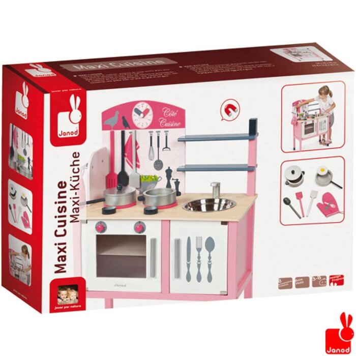 Janod Keukentje Mademoiselle rose + 8 accesoires