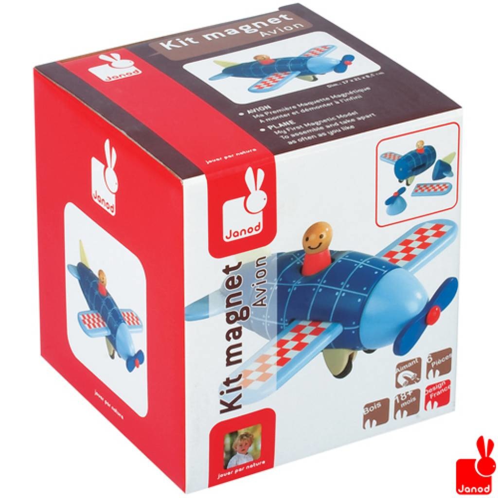 Janod Magneetset vliegtuig