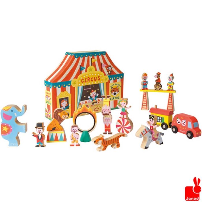 Janod Story Box het circus 21-delig