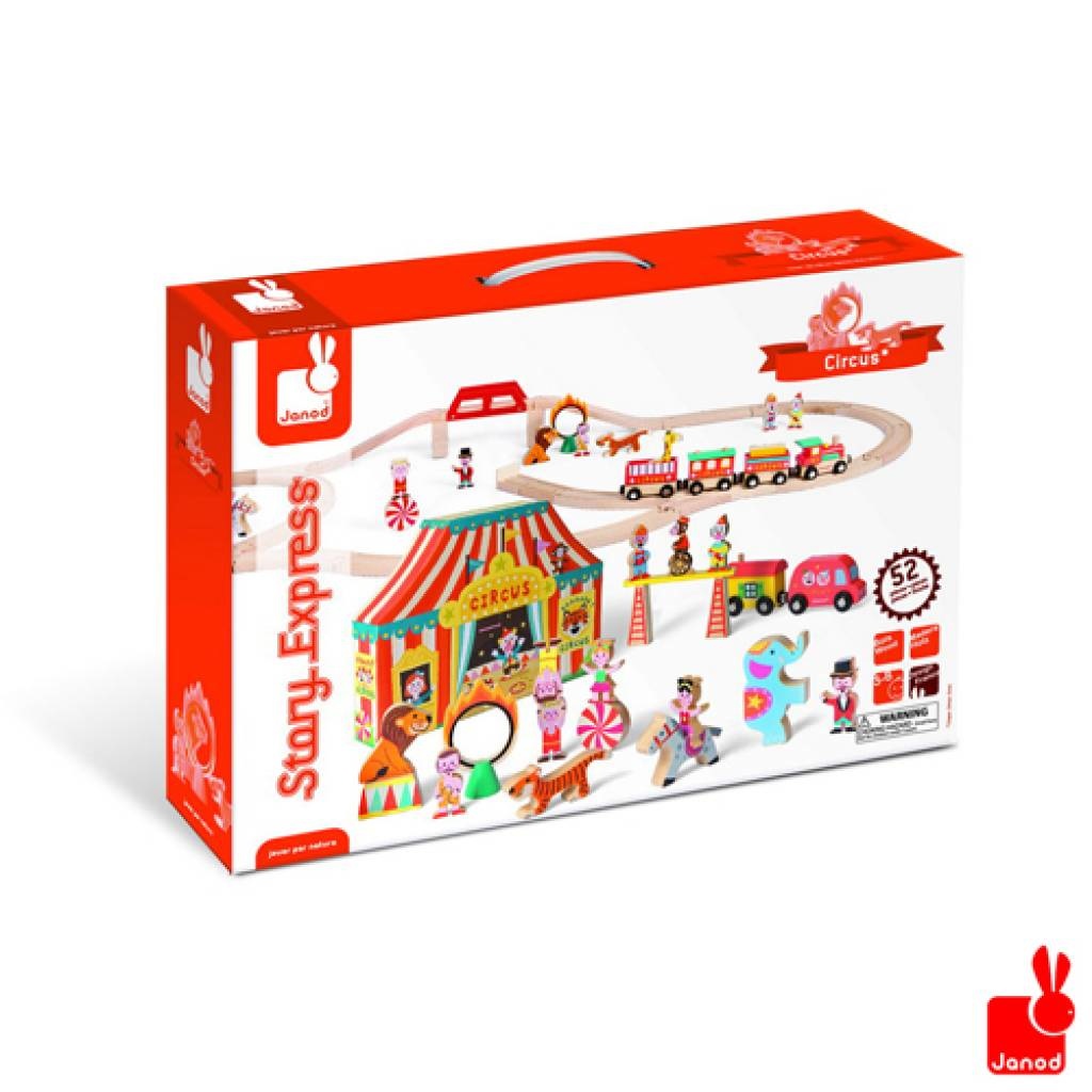 Janod Story Express het circus + rails