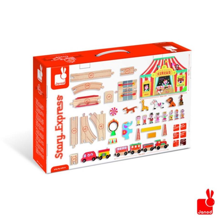 Janod Story Express het circus + rails
