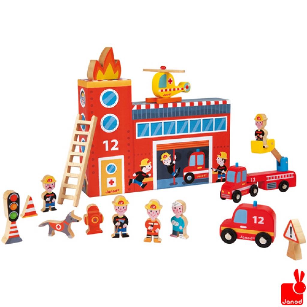Janod Story Box de brandweer 15-delig