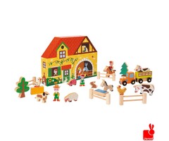 Janod Story Box de boerderij 23-delig
