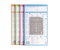 Gezinnig 101 Boodschappen Blok (Blauw)
