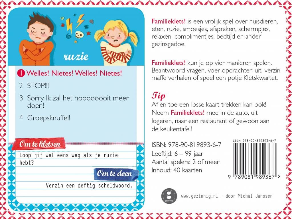 Gezinnig Familieklets!