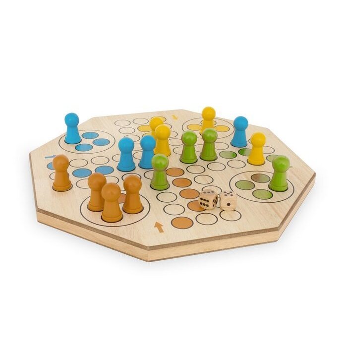 BuitenSpeel Grote Ren naar Huis spel (mens erger je niet)