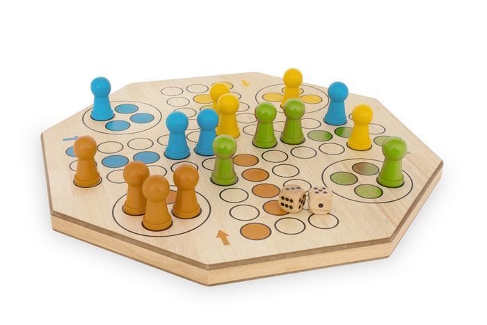 BuitenSpeel Grote Ren naar Huis spel (mens erger je niet)