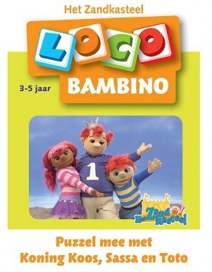 Loco Zandkasteel-puzzel mee met Koning Koos, Sasa en Toto (bambino)